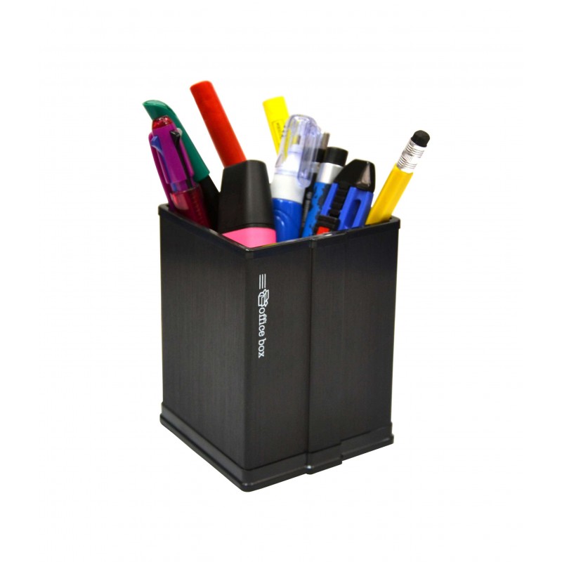 Pieštukinė Office Box 2900N aliumininė juoda