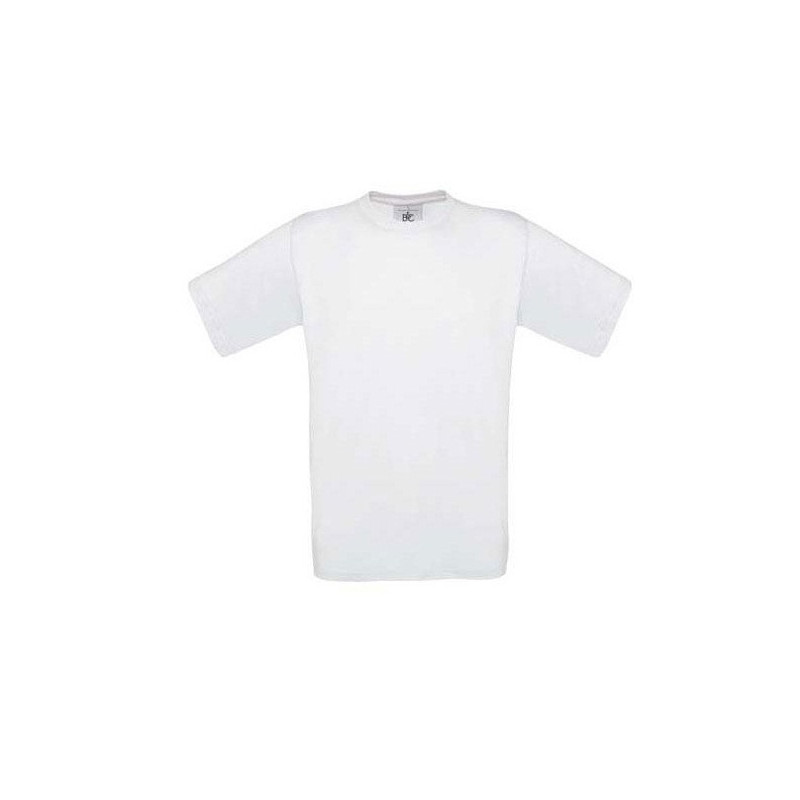 Marškinėliai B&C Exact 150 S balti
