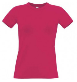Marškinėliai B&C Women Exact 190 XXL rožiniai