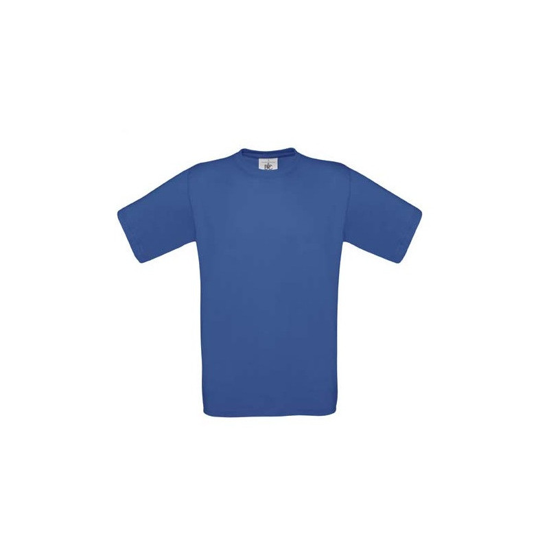 Marškinėliai B&C Exact 150 S mėlyni