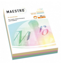 Spalvotas popierius Maestro Color Mix 5x50 pastel