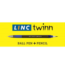 Tušinukas su pieštuku Linc Twin 0.5mm mėlynas